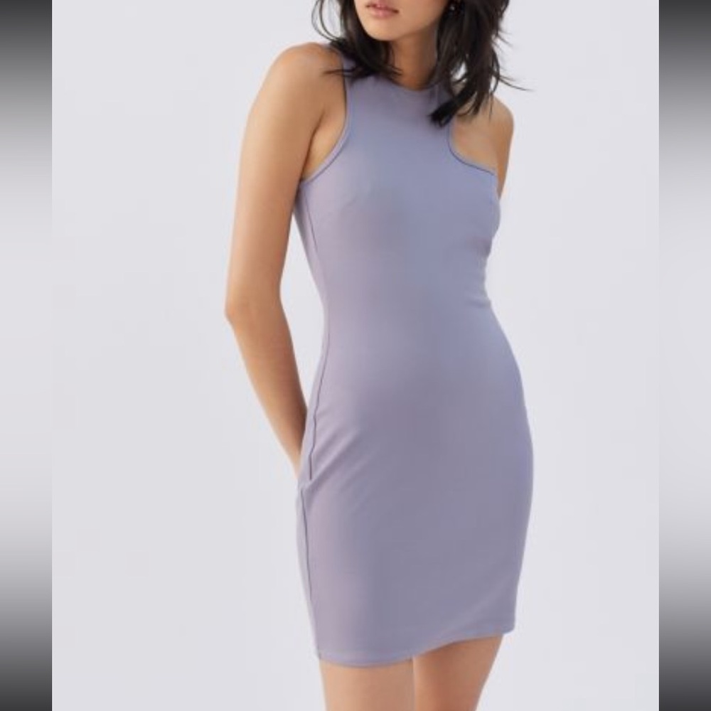 Urban Outfitters Victoria Asymmetrical Racerback Mini Dress
